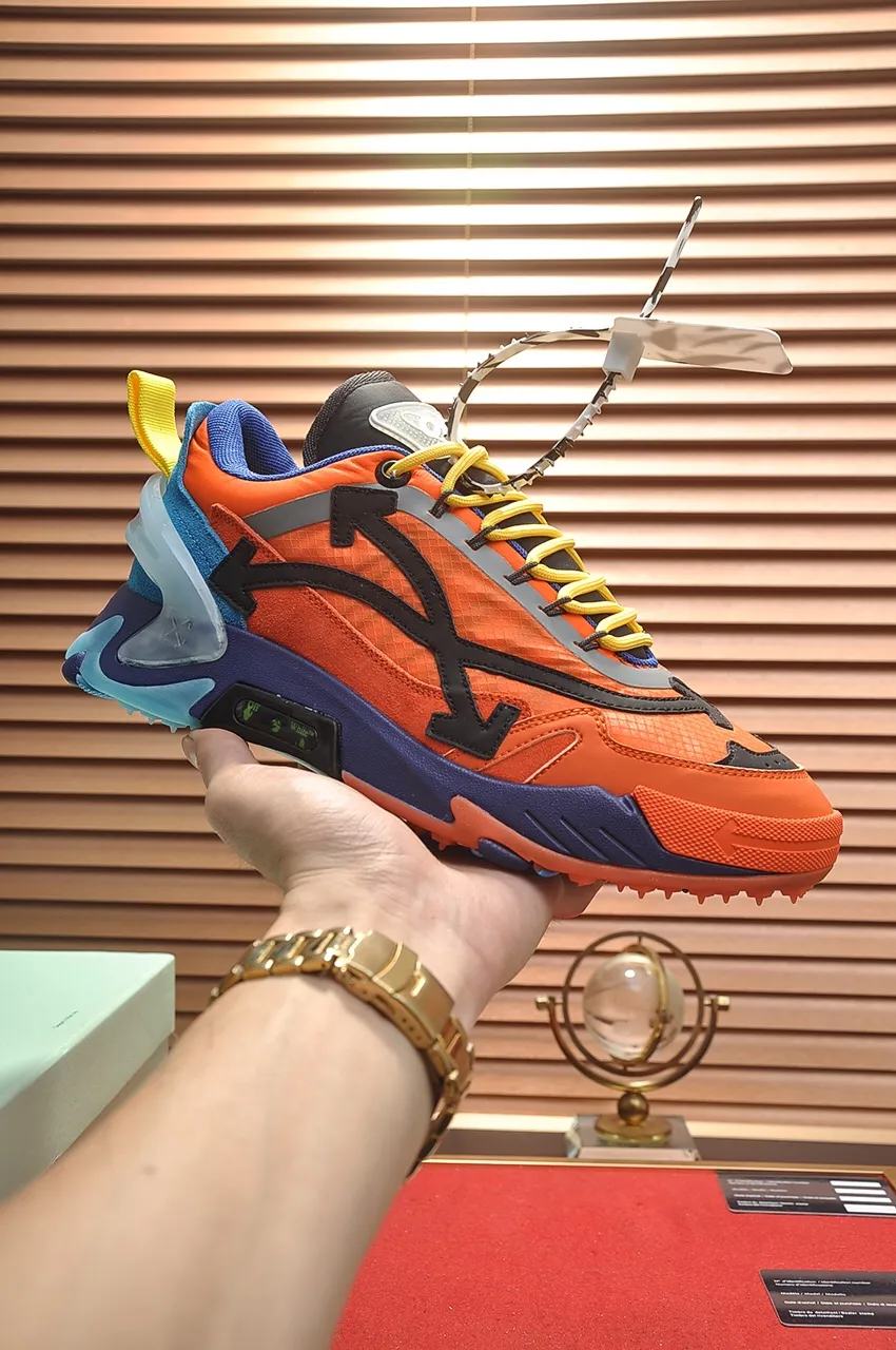 Men's men's shoes💰660💶【off-white】👫 Original one-to-one replica, high-end quality🥳The latest model has not been listed on the official website yet, the top version. Fabric: Imported open-edge beaded laminated leather Lining: Imported breathable mesh Outsole: New material imported TPU combination sole Male 38-44 (customized at 45)